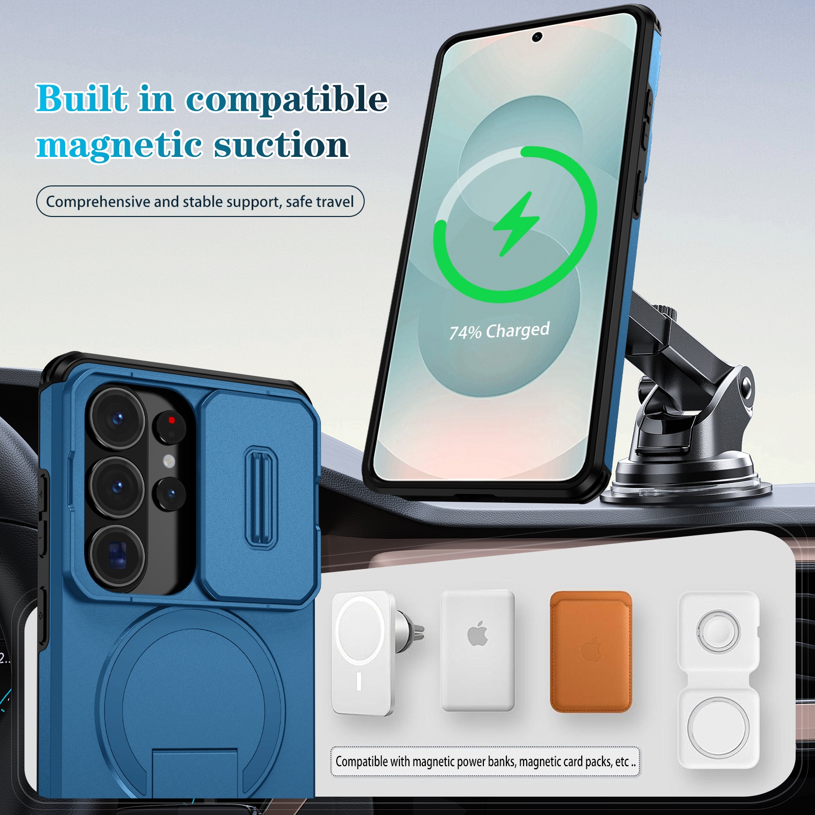 Lens Protect Camera Phone Case - Kickstand Adjustable review and price