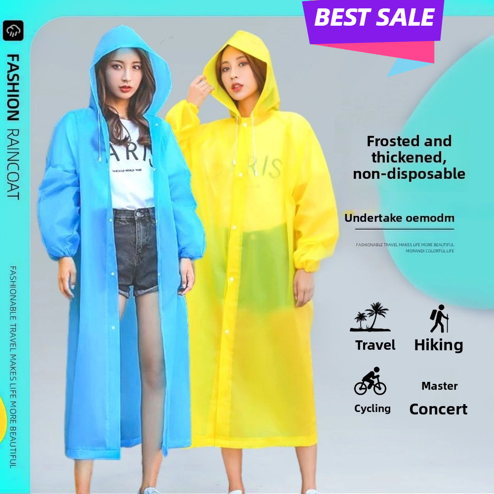 Reusable Thickened Adult Rainc - Cycling Commuter Rain Gear review and price