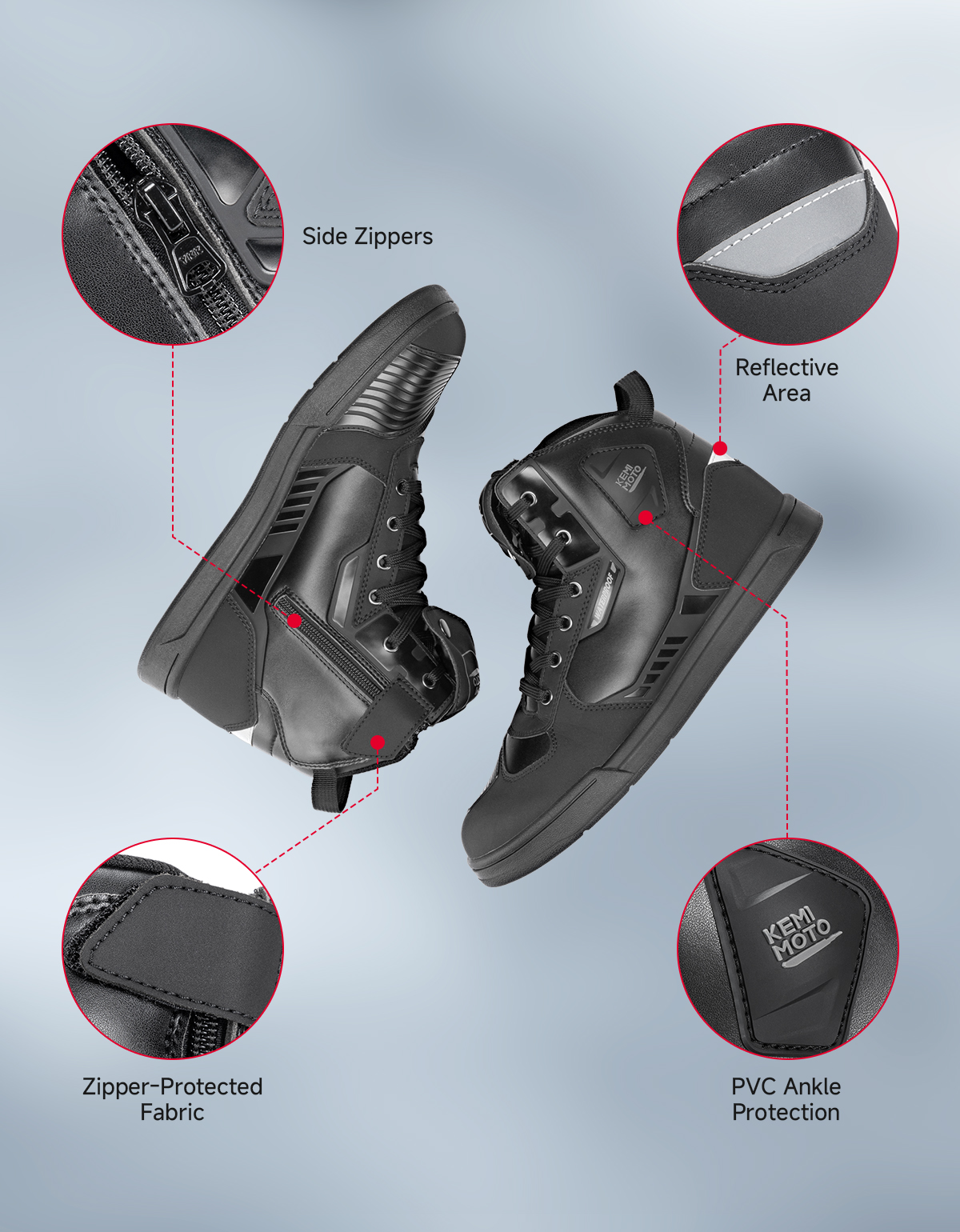 KEMIMOTO Men's Motorcycle Ridi - Cycling Shoes For Commute review and price