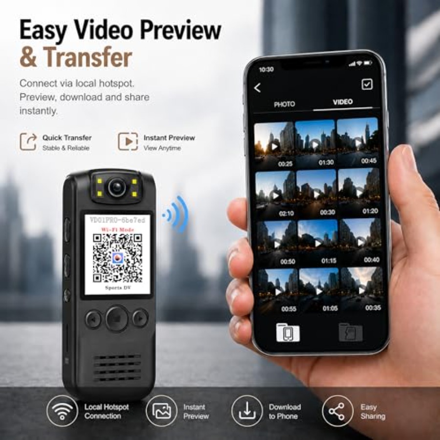 4K Body Camera for Work Cyclin - Cycling To Work review and price