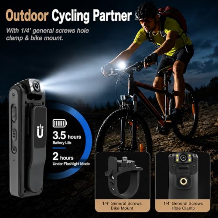 4K Body Camera for Work Cyclin - Cycling To Work review and price