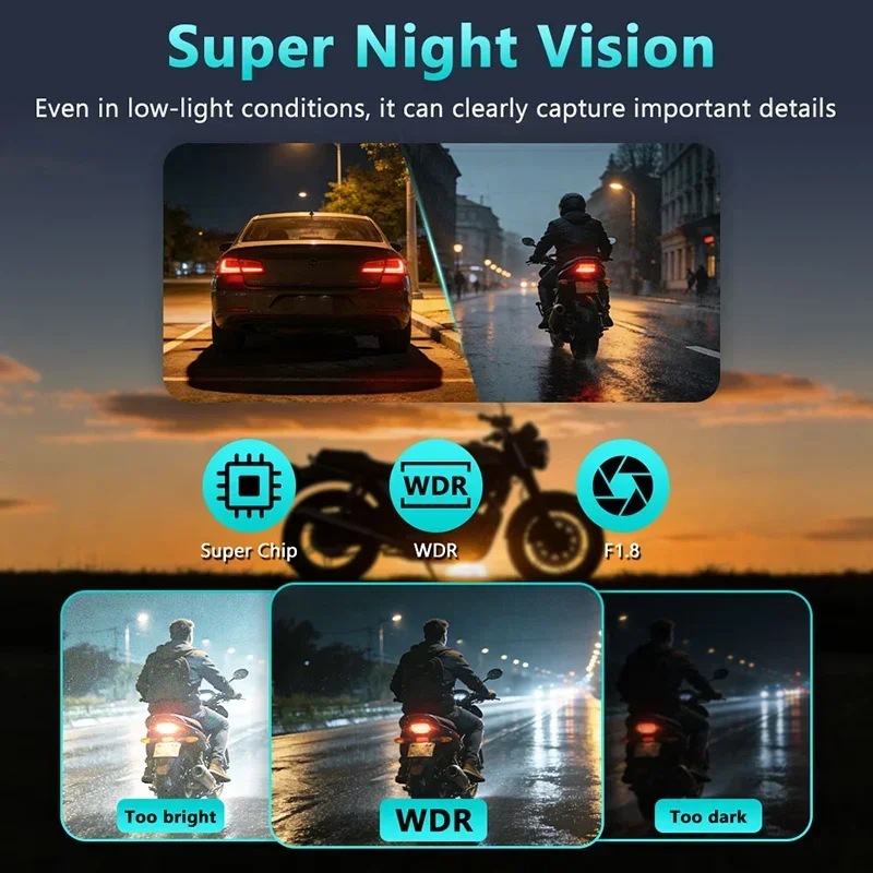 2K HD Motorcycle DVR Waterproo - Cycling Loop review and price