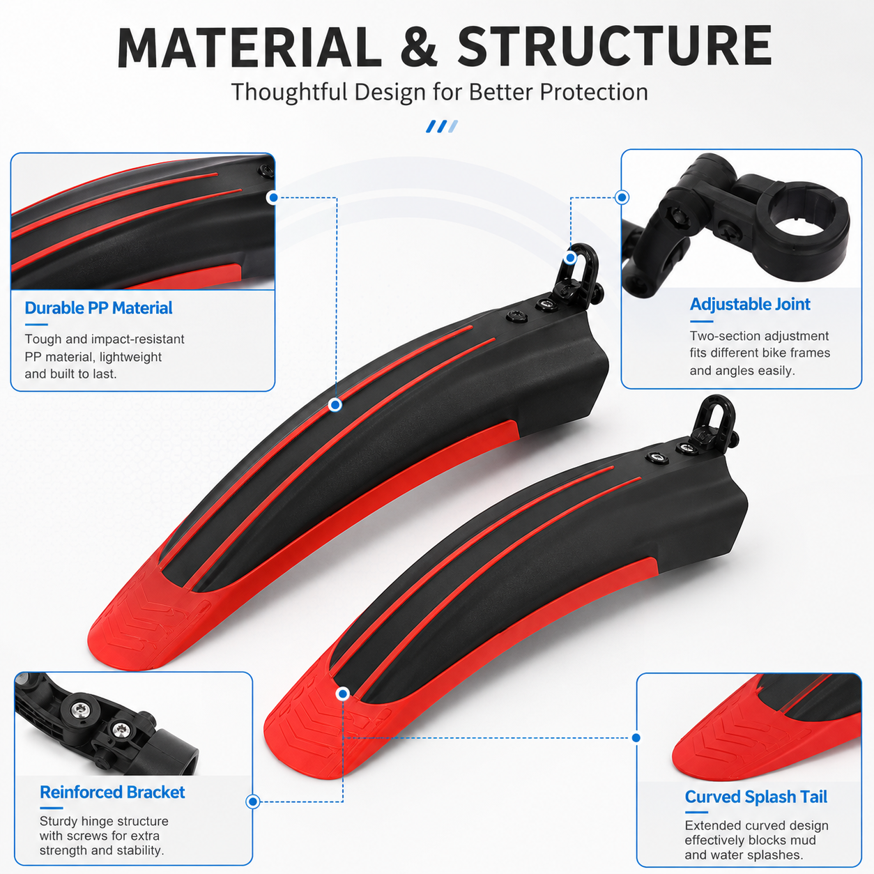 PINMOAP Mtb Road Bike Fender B - Cycling Commute In Rain review and price