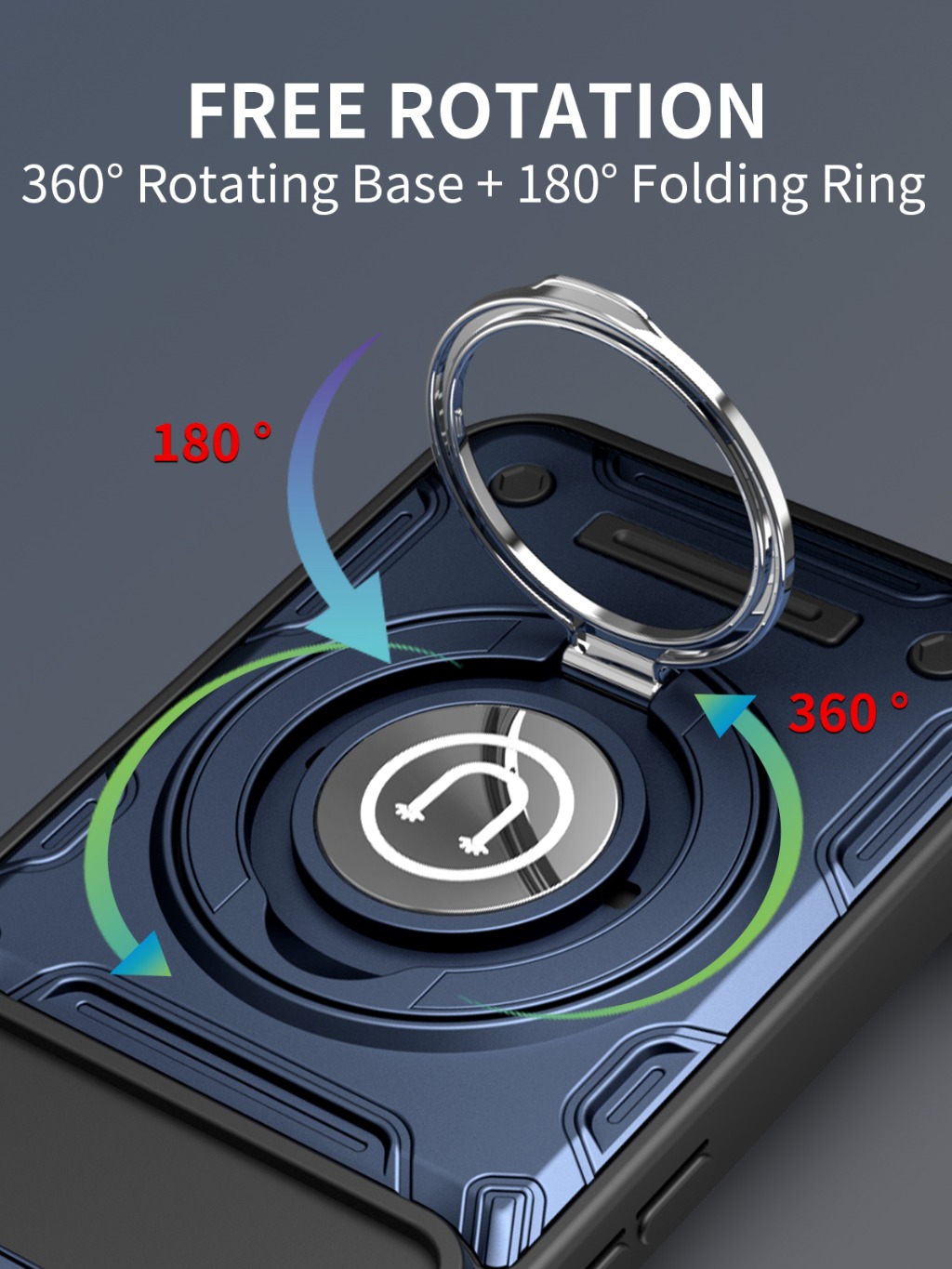 Magnetic Car Mount 360° Ring K - Kickstand Adjustable review and price