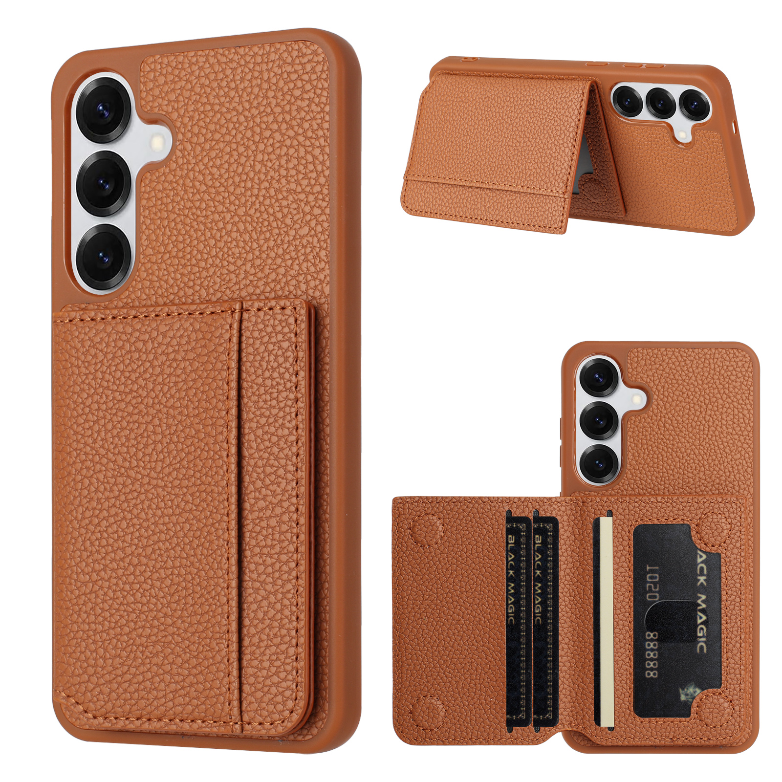 Lychee Grain Magnetic Leather  - Kickstand Adjustable review and price