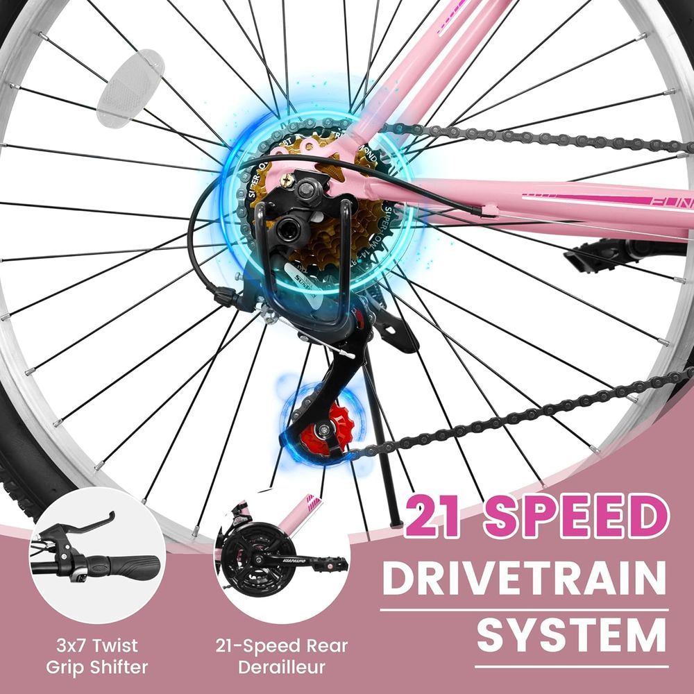 21-Speed 24/26 Inch Women's Mo - Commuting With Bike review and price