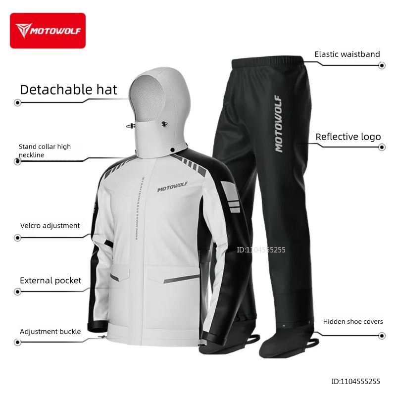 Rain Suit Motorcycle Rainwear  - Cycling Commute In Rain review and price
