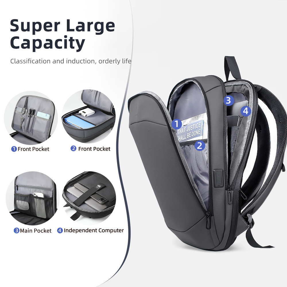 HK Business Backpack for Men 1 - Cycling Commuter Backpack review and price