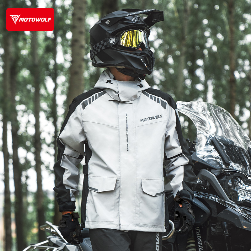 Motowolf Reflective Motorcycle - Cycling Commute In Rain review and price